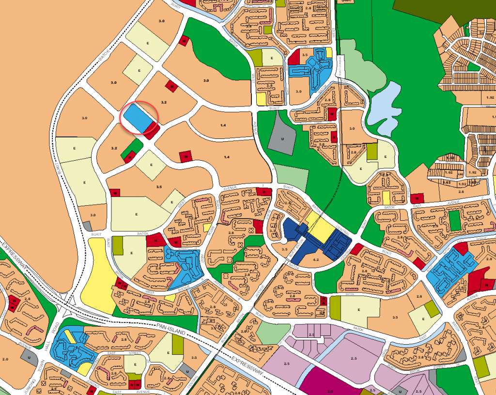 Le Quest Location Map - URA Masterplan